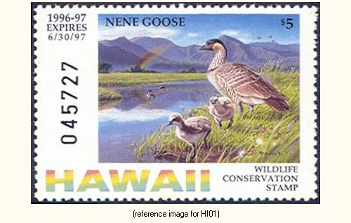 D2k hawaii duck stamp - d2k,