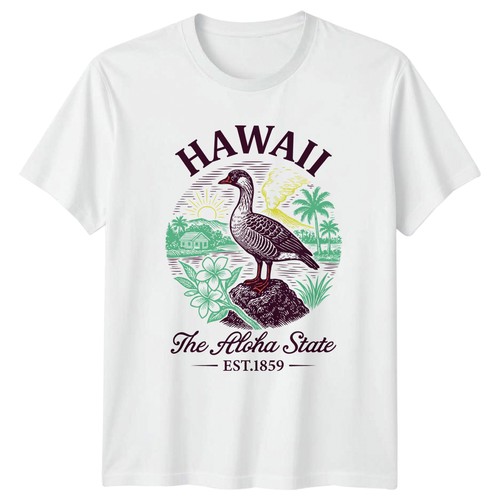 Hawaii the aloha state est1859 - state,
