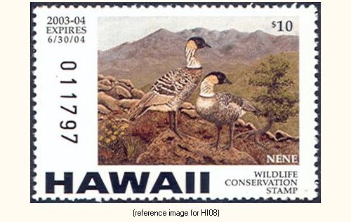 D2k hawaii duck stamp - hawaii,
