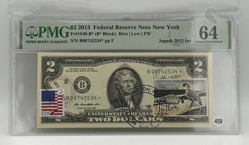 2013 new york star - $2, pmg