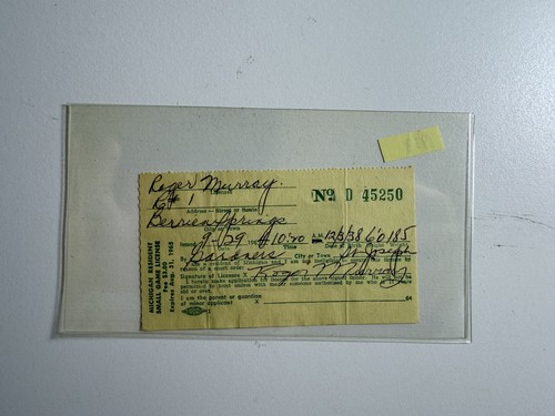 1964 michigan hunting - 1964–65,
