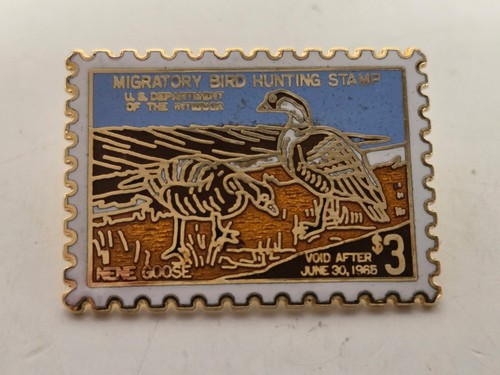 1964 federal duck stamp pin - 1964,