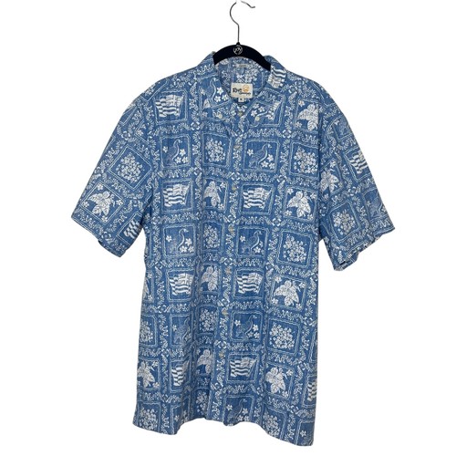 Reyn spooner shirt blue - reyn,